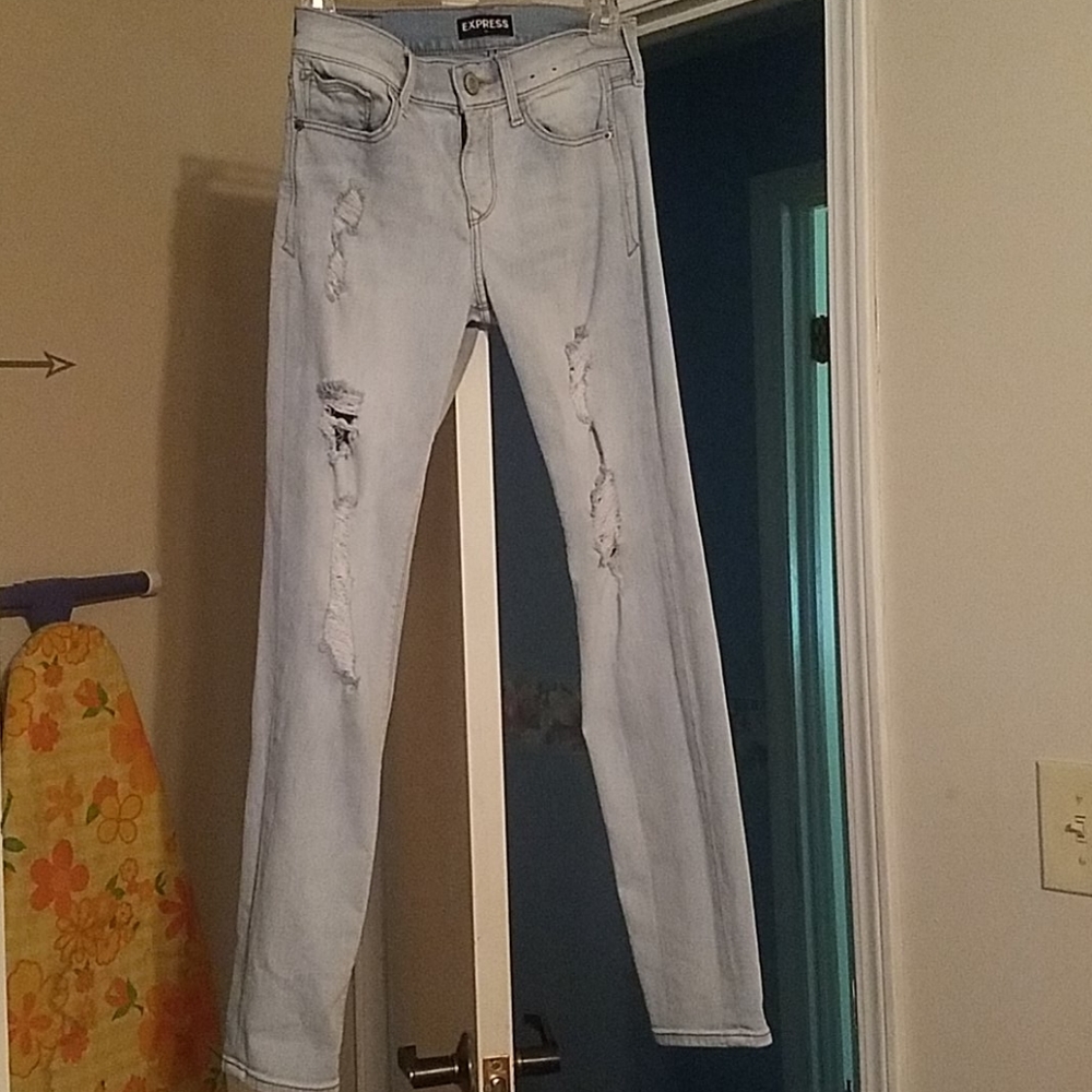 Light blue jeans